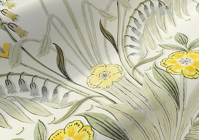 Cotswold Faux Silk, Marigold - Roman Blind - Image 4